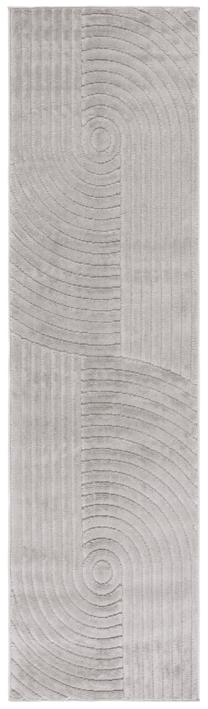 Safavieh Selena Modern Area Rug – Exquisite Turkish Craftsmanship With Concentric Circle Design For Any Space Grey Polypropylene Sle674f-9