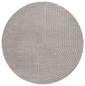 Safavieh Selena Modern Area Rug – Exquisite Turkish Craftsmanship With Concentric Circle Design For Any Space Grey Polypropylene Sle674f-9