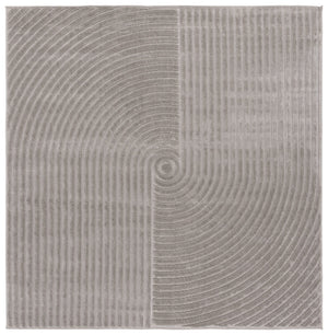 Safavieh Selena Modern Area Rug – Exquisite Turkish Craftsmanship With Concentric Circle Design For Any Space Grey Polypropylene Sle674f-9