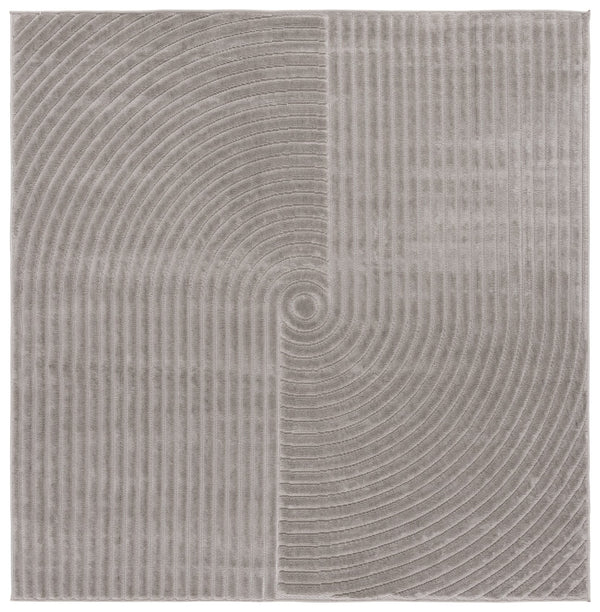 Safavieh Selena Modern Area Rug – Exquisite Turkish Craftsmanship With Concentric Circle Design For Any Space Grey Polypropylene Sle674f-9