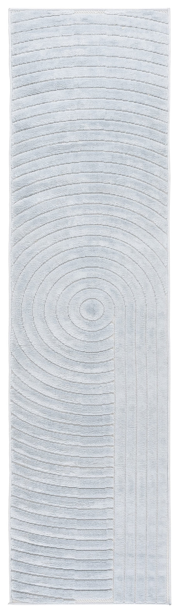 Safavieh Selena Modern Area Rug – Exquisite Turkish Craftsmanship With Concentric Circle Design For Any Space Blue Polypropylene Sle674m-7sq