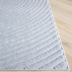 Safavieh Selena Modern Area Rug – Exquisite Turkish Craftsmanship With Concentric Circle Design For Any Space Blue Polypropylene Sle674m-7sq