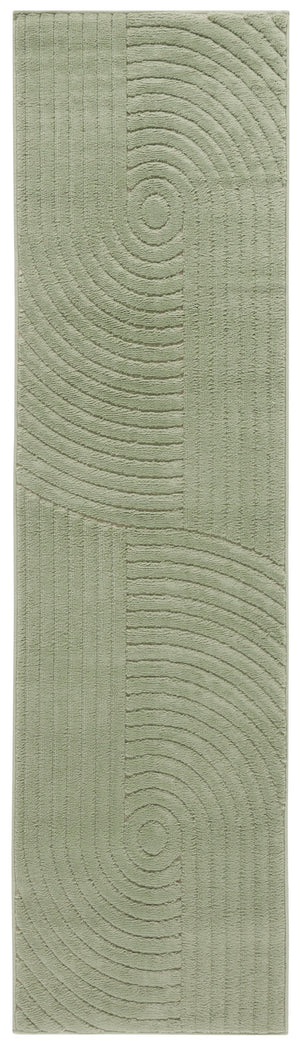 Safavieh Selena Modern Green Area Rug — Low-Profile Durable Polypropylene Sisal Texture For High-Traffic Rooms 10'-0" x 14'-0" SLE674Y-10