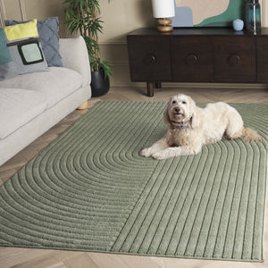 Safavieh Selena Modern Green Area Rug — Low-Profile Durable Polypropylene Sisal Texture For High-Traffic Rooms 10'-0" x 14'-0" SLE674Y-10