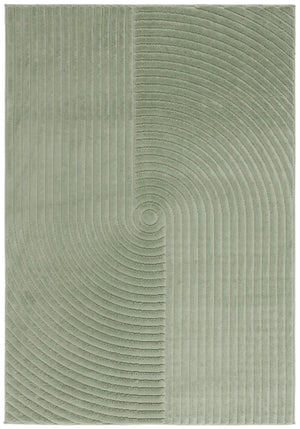 Safavieh Selena Modern Green Area Rug — Low-Profile Durable Polypropylene Sisal Texture For High-Traffic Rooms 10'-0" x 14'-0" SLE674Y-10