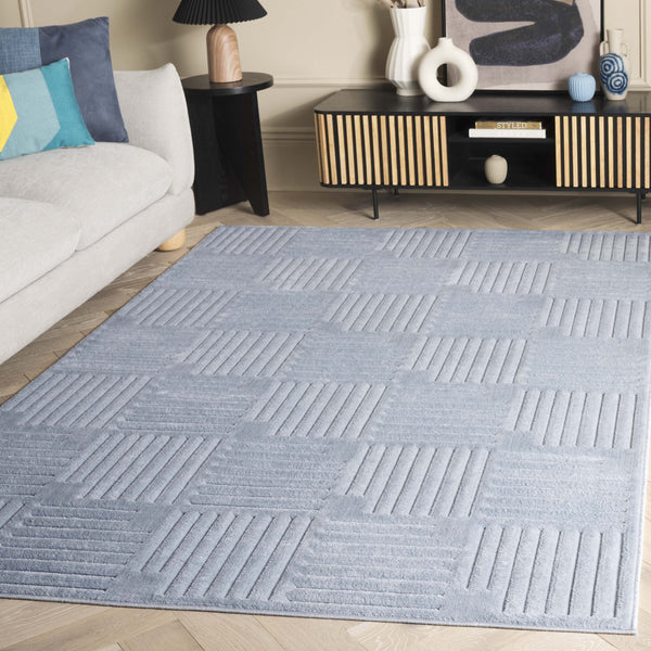 Safavieh Selena Exquisite Area Rug - Modern Turkish Design With Geometric Patterns For Stylish Home Decor Blue Polypropylene Sle678m-9