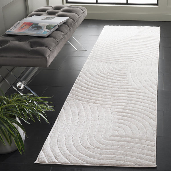 Safavieh Selena Ivory Runner — Low-Profile, Power-Loomed Polypropylene With Sisal Accents For Durable Hallways 2'-2" x 6'-0" SLE680A-26