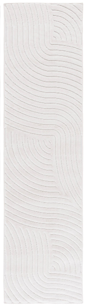 Safavieh Selena Round Ivory Area Rug — Power-Loomed In Turkey, Low-Profile 3/8" Pile, Stain-Resistant Elegance 5'-3" x 5'-3" SLE680A-5R