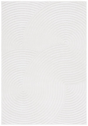 Safavieh Selena Round Ivory Area Rug — Power-Loomed In Turkey, Low-Profile 3/8" Pile, Stain-Resistant Elegance 5'-3" x 5'-3" SLE680A-5R