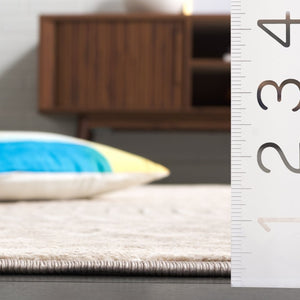 Safavieh Selena Solid Neutral Polypropylene Area Rug for Large Living Rooms Low Pile Floor Anchor Beige 10'-0" x 14'-0" SLE680B-10