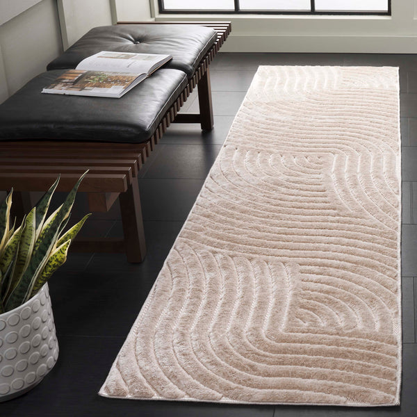 Safavieh Selena Modern Area Rug - Exquisite Power-loomed Design For Timeless Elegance And Comfort Beige Polypropylene Sle680b-9