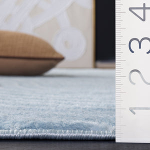 Safavieh Selena Serene Blue Area Rug — Low-Profile Durable Polypropylene Accent Rug For Modern Spaces 3'-0" x 5'-0" SLE680M-3