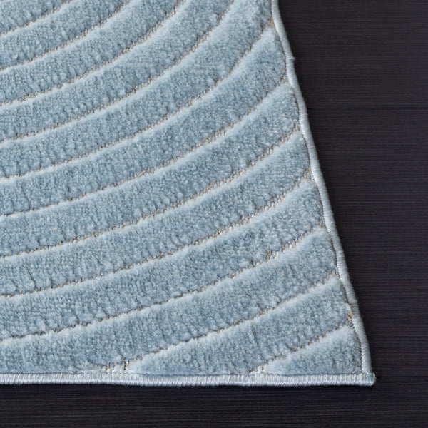 Safavieh Selena Serene Blue Area Rug — Low-Profile Durable Polypropylene Accent Rug For Modern Spaces 3'-0" x 5'-0" SLE680M-3