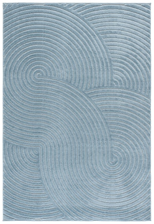 Safavieh Selena Serene Blue Area Rug — Low-Profile Durable Polypropylene Accent Rug For Modern Spaces 3'-0" x 5'-0" SLE680M-3