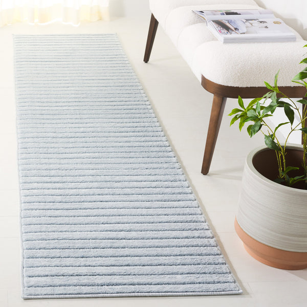 Safavieh Selena Modern Blue Geometric Area Rug — Low-Profile Durable Polypropylene With Sisal Backing 3'-0" x 5'-0" SLE682M-3