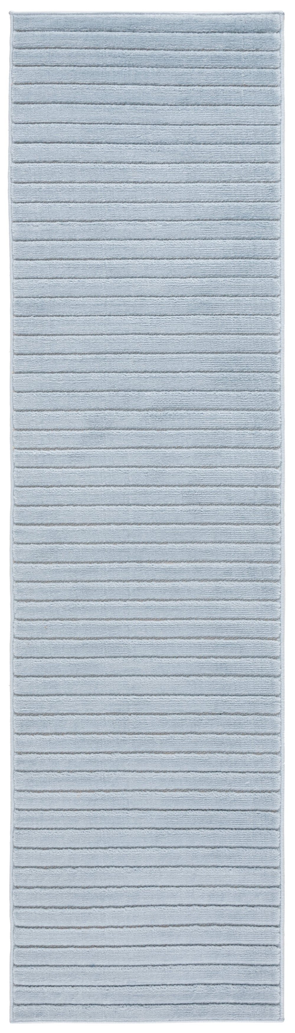 Safavieh Selena Blue Runner Rug For Hallway — Low Pile, Durable Polypropylene With Sisal Backing, Modern Elegance 2'-2" x 10'-0" SLE682M-210