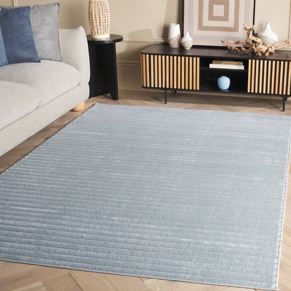 Safavieh Selena Blue Area Rug 10X14 Modern Geometric Low-Pile Power-Loomed In Turkey, Durable & Stain-Resistant 10'-0" x 14'-0" SLE682M-10
