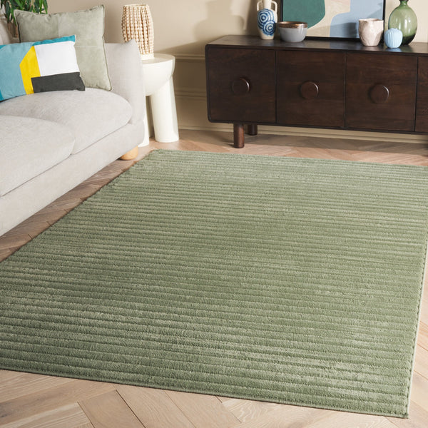 Safavieh Selena Contemporary Green Area Rug - Low-Profile Durable Polypropylene With Sisal Accent, Power-Loomed Turkey 10'-0" x 14'-0" SLE682Y-10