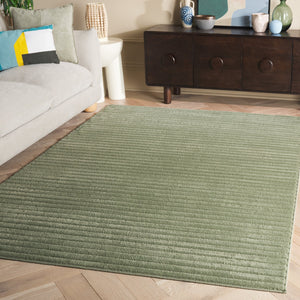 Safavieh Selena Round Green Area Rug — Minimal Power-Loomed Polypropylene With Sisal Backing, Durable Comfort 4'-0" x 4'-0" SLE682Y-4R