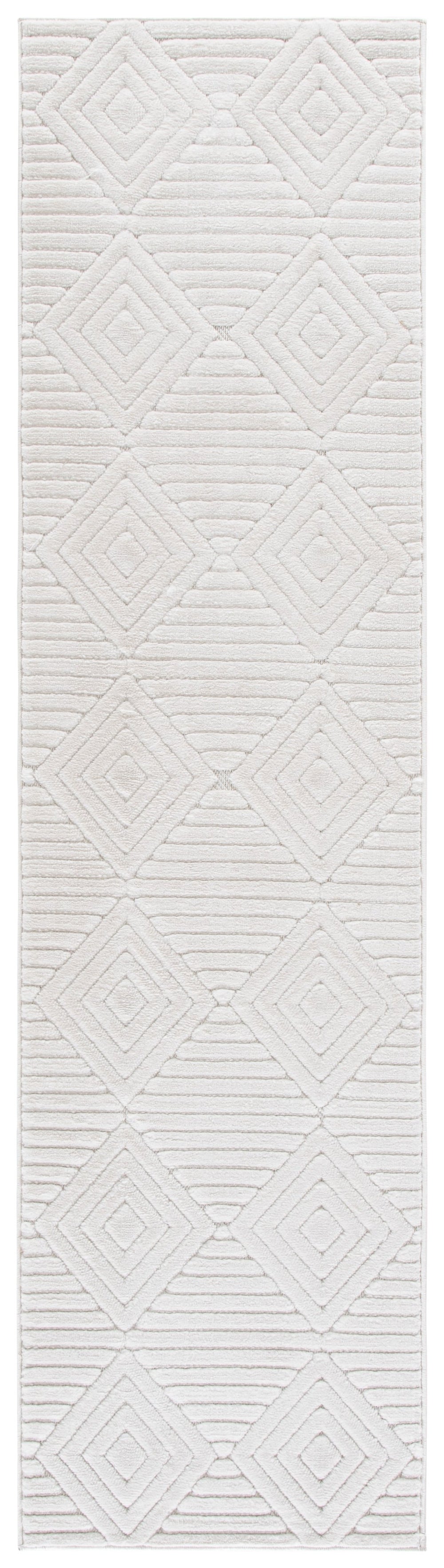 Safavieh Selena Round Ivory Area Rug - Power-Loomed Turkey, Low-Profile Durable Polypropylene With Sisal Accents 6'-7" x 6'-7" SLE684A-7R