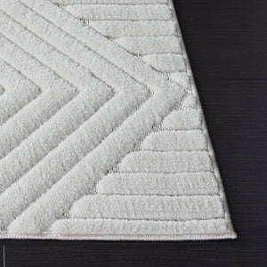 Safavieh Selena Modern Ivory Area Rug — Power-Loomed In Turkey, Low-Profile Durable Polypropylene Blend 4'-0" x 6'-0" SLE684A-4