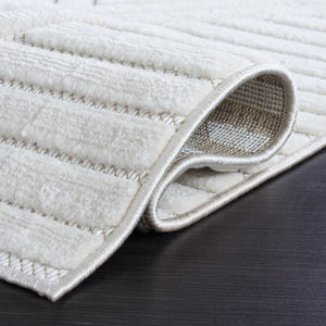 Safavieh Selena Round Ivory Area Rug - Power-Loomed Turkey, Low-Profile Durable Polypropylene With Sisal Accents 6'-7" x 6'-7" SLE684A-7R