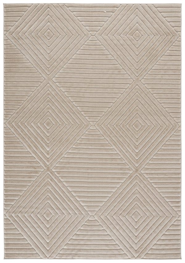 Safavieh Selena Compact Beige Area Rug For Entryway Or Bedside — Low-Profile, Durable Power-Loomed Turkish Quality 3'-0" x 5'-0" SLE684B-3
