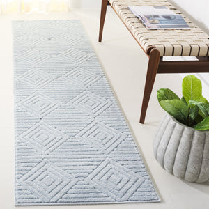 Safavieh Selena Modern Power-loomed Area Rug - Luxurious Turkish Design With Geometric Elegance For Any Room Blue Polypropylene Sle684m-9