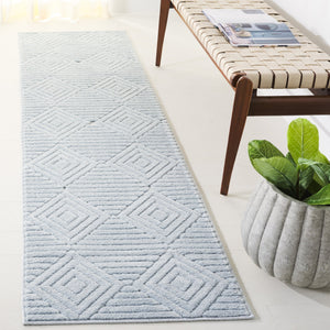 Safavieh Selena Modern Blue Area Rug - Durable Power‑Loomed Polypropylene With Sisal Accents, Low‑Profile Design 3'-0" x 5'-0" SLE684M-3