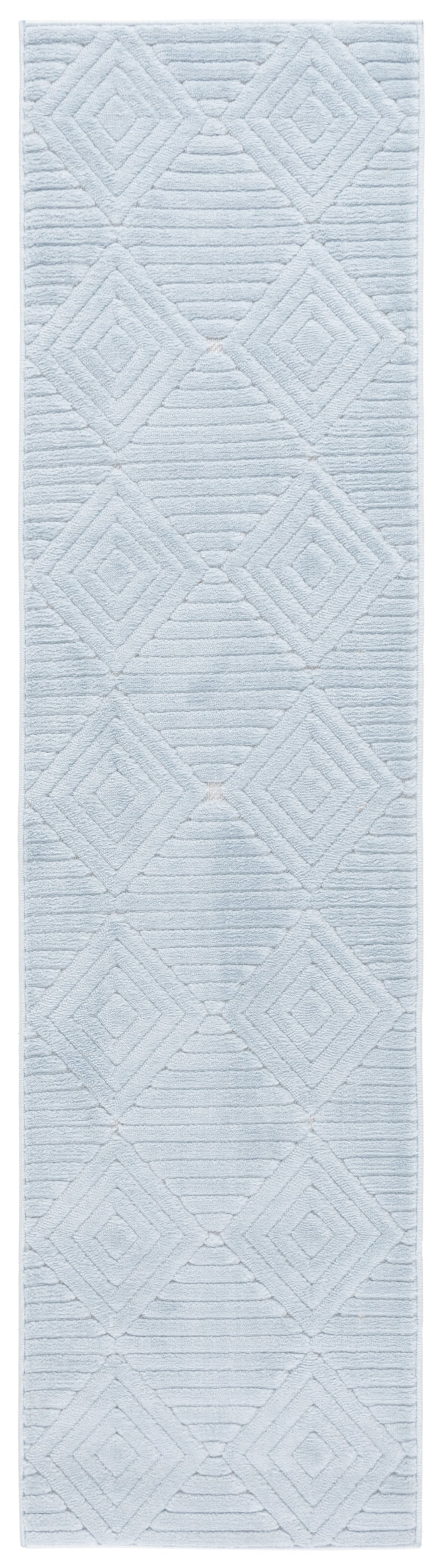 Safavieh Selena Modern Blue Area Rug - Durable Power‑Loomed Polypropylene With Sisal Accents, Low‑Profile Design 3'-0" x 5'-0" SLE684M-3