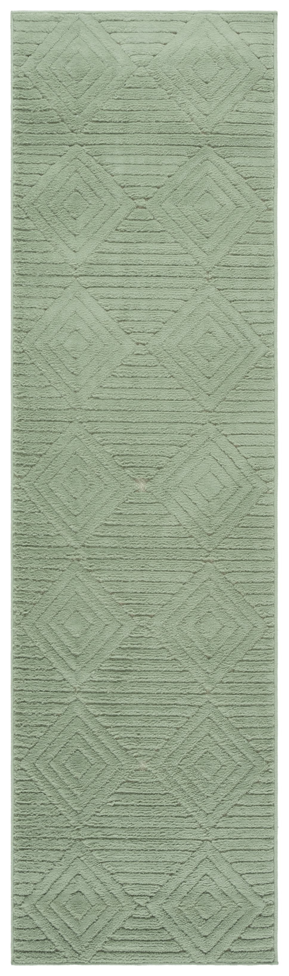 Safavieh Selena Modern Power-loomed Area Rug - Luxurious Turkish Design With Geometric Elegance For Any Room Green Polypropylene Sle684y-9