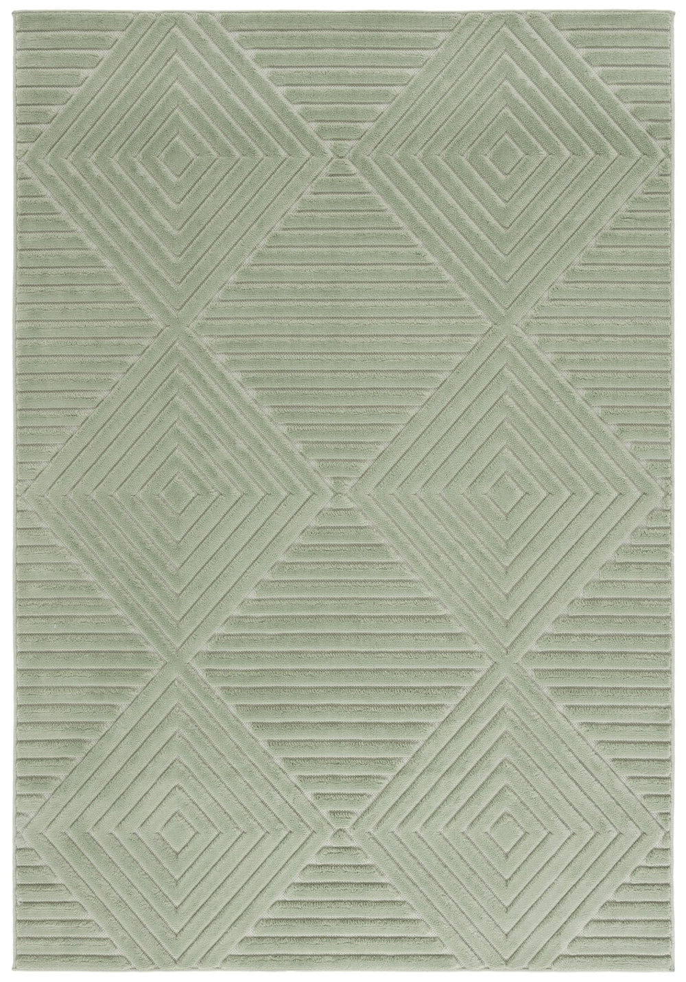 Safavieh Selena Modern Power-loomed Area Rug - Luxurious Turkish Design With Geometric Elegance For Any Room Green Polypropylene Sle684y-9