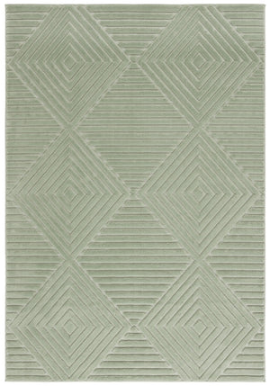 Safavieh Selena Modern Power-loomed Area Rug - Luxurious Turkish Design With Geometric Elegance For Any Room Green Polypropylene Sle684y-9