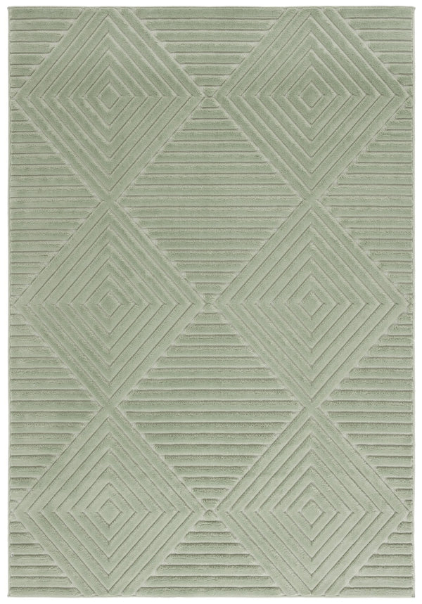 Safavieh Selena Modern Power-loomed Area Rug - Luxurious Turkish Design With Geometric Elegance For Any Room Green Polypropylene Sle684y-9