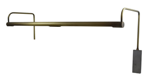 House Of Troy Slim-line 29" Led Plug-in Picture Lights For Elegant Illumination And Art Display In Any Space Antique Brass Metal Sledz29-71