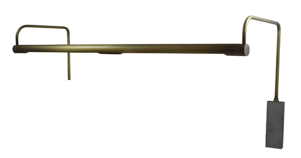 House Of Troy Slim-line 29" Led Plug-in Picture Lights For Elegant Illumination And Art Display In Any Space Antique Brass Metal Sledz29-71