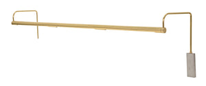 House Of Troy Slim-line Led Picture Lights - 43" Plug-in Design, Dimmable & Uv-free For Perfect Art Illumination Polished Brass Metal Sledz43-61