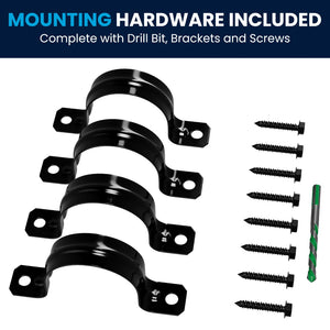 English Elm Mantilla 6' Rectangular Outdoor Picnic Table with Heavy-Duty Construction for Parks and Campuses Black 61.75"W x 72.25"D x 29.5"H SLF-EML72-H48L-BK-GG