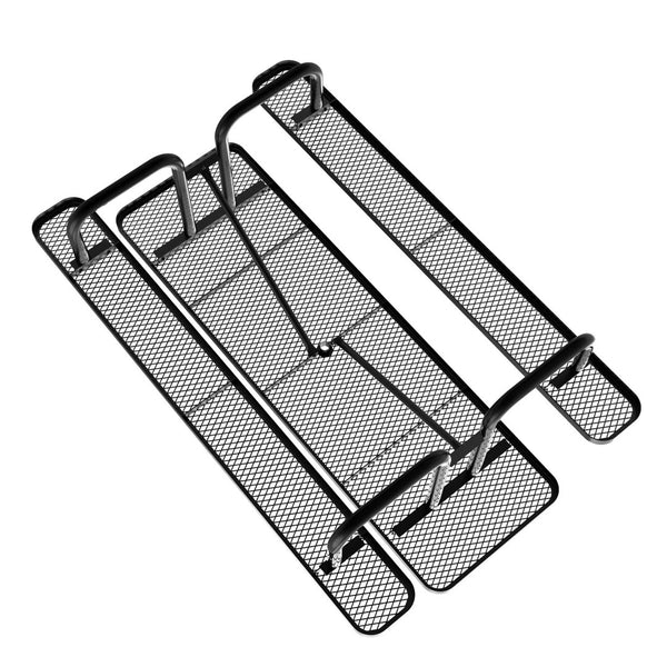 English Elm Mantilla 6' Rectangular Outdoor Picnic Table with Heavy-Duty Construction for Parks and Campuses Black 57.5"W x 95.75"D x 30"H SLF-EML96-H60L-BK-GG