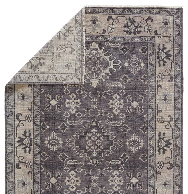 Jaipur Living Jaipur Living Salinas Hand-knotted Wool Medallion Rug Tribal Tonal Gray Room 3' x 12' RUG144715
