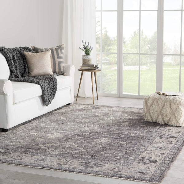 Jaipur Living Jaipur Living Salinas Hand-knotted Wool Medallion Rug Tribal Tonal Gray Room 3' x 12' RUG144715