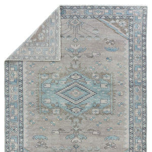 Jaipur Living Salinas Santita Southwestern Global Handmade Indoor Rug Gray 8'6"x11'6"