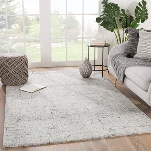 Jaipur Living Jaipur Living Macklin Hand Tufted Wool Area Rug Heathered Artisan Crafted for Modern Spaces Light Gray 5' x 8' RUG145052