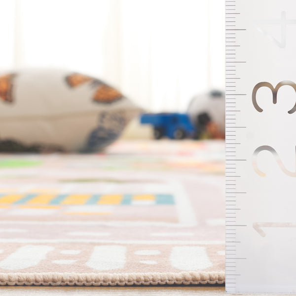 Safavieh Santa Monica Kids 124b Beige Ivory Beige ,Ivory Polyester Smk124b-8