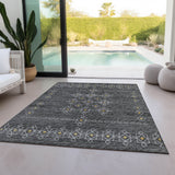 Dalyn Rugs Sedona SN3 Machine Made 100% Polyester Transitional Rug Charcoal 9' x 12' SN3CH9X12