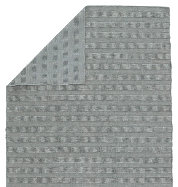 Jaipur Living Jaipur Living Miradero Handwoven Flatweave Stripe Rug for Indoor Outdoor Spaces Sea Green 2'X3' RUG149488
