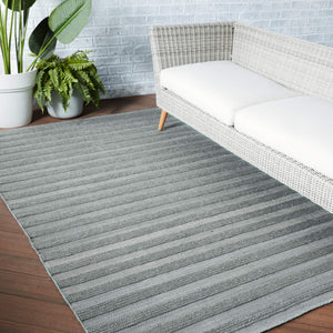 Jaipur Living Jaipur Living Miradero Handwoven Flatweave Stripe Rug for Indoor Outdoor Spaces Sea Green 2'X3' RUG149488
