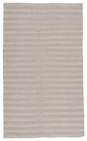 Jaipur Living Jaipur Living Miradero Handwoven Flatweave Stripe Rug for Indoor Outdoor Spaces Light Gray 7'10"X10'10" RUG149541