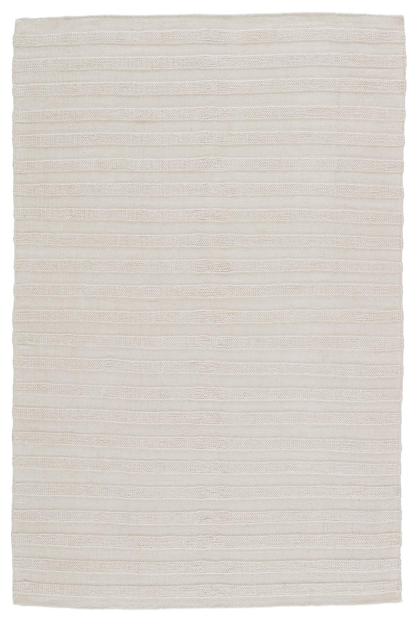 Jaipur Living Jaipur Living Miradero Handwoven Flatweave Stripe Rug for Indoor Outdoor Spaces Ivory 7'10"X10'10" RUG149545