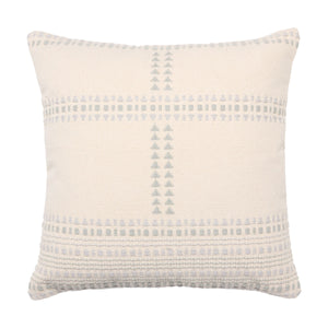 Jaipur Living Jaipur Living Aryn Geometric Stripe Embroidered Cotton Throw Pillow for Coastal Boho Rooms Down PLW104000